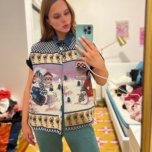 Vintage winter vest